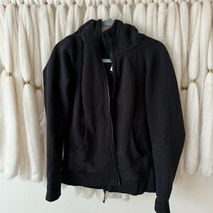 lululemon Scuba Full-Zip Hoodie, Black, Sz 10
